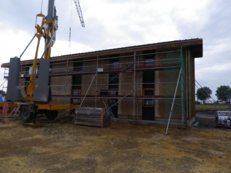 Isolation en paille pour le CRER (79)